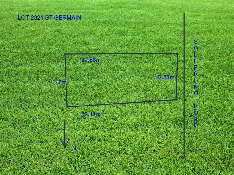 6 SOLFERINO ROAD CLYDE NORTH---LOT 2321 ST GERMAIN FOR SALE