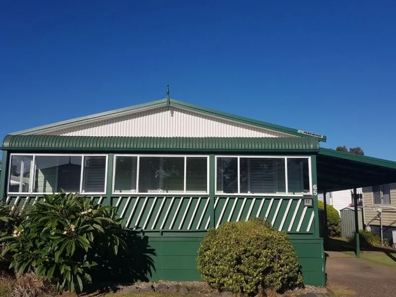 Just meters from the lake