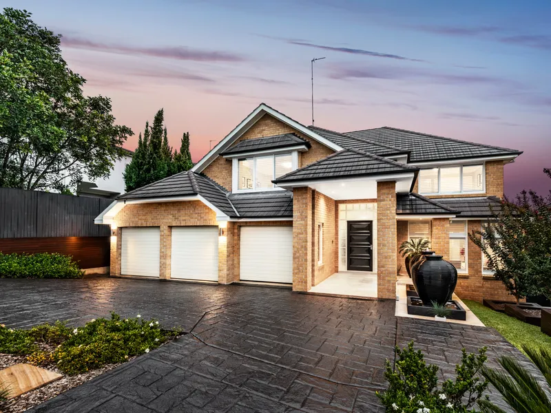 Beautifully refined family living and entertaining