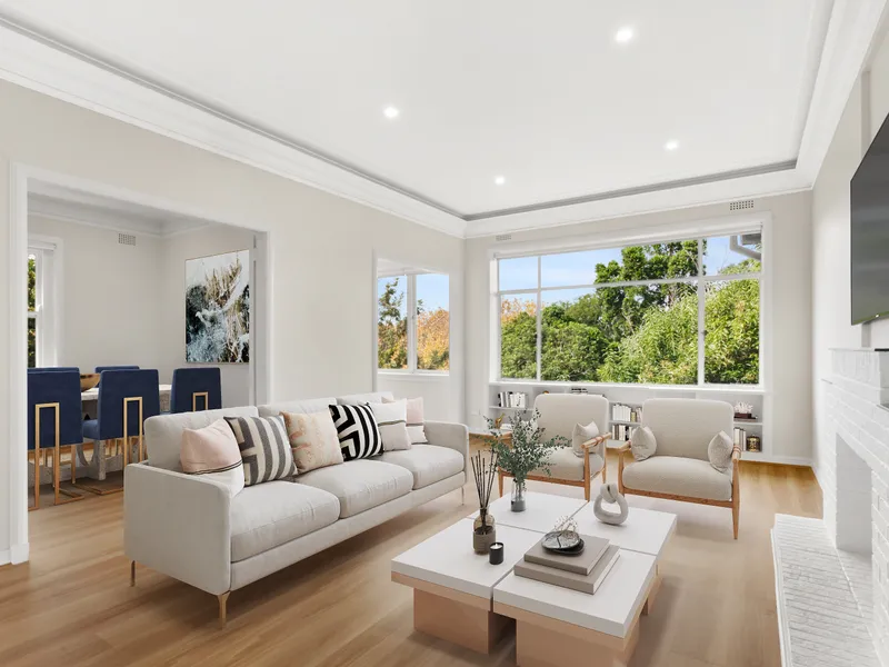 FULLY RENOVATED TWO BEDROOM PLUS SUNROOM ART DECO APARTMENT