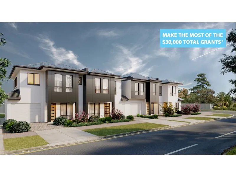 15K Home Builders grant suitable! Stunning Torrens title homes with a great style.