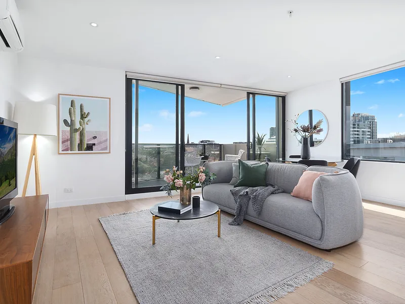 Stunning designer apartment with city views