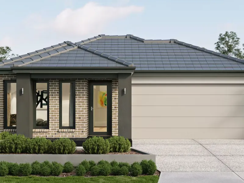 Metricon Carine Home with a Harcrest Facade.