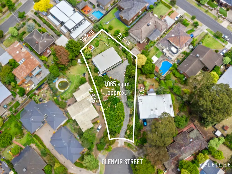 1,065 sqm approx. with a four-townhouse planning permit