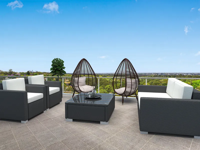 Panoramic views & walk rail location