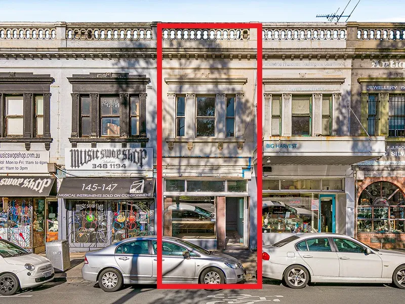 2 STORY SHOP AND RESIDENCE INVEST OR OCCUPY - 149 & 149B Elgin Street, Carlton.