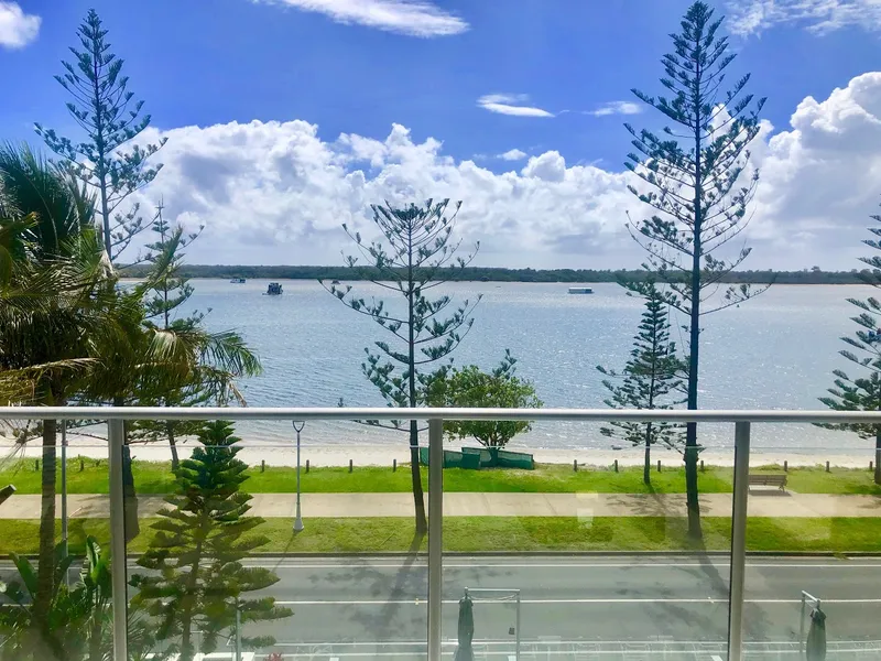 WATERFRONT LIVING AT ITS BEST!  BALCONY SO BIG YOU’LL LIVE OUT THERE !