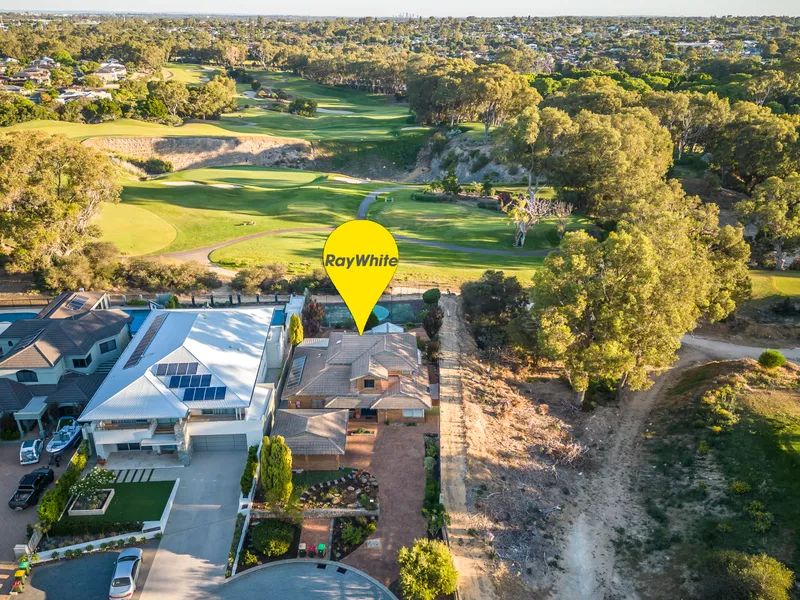 COUNTRY STYLE LIVING IN SUBURBIA with STUNNING GOLF COURSE VIEWS