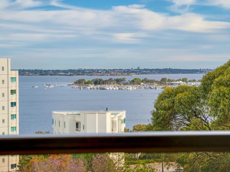 Tranquility found in one of Perths most exclusive apartment developments with jaw dropping views across the River and Kings Park.