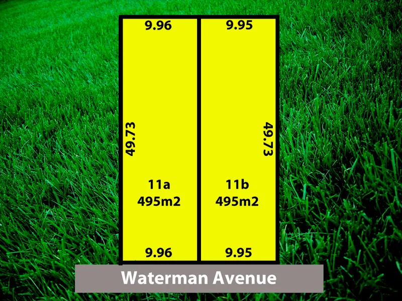 Large vacant allotments in premiere Vale Park pocket.