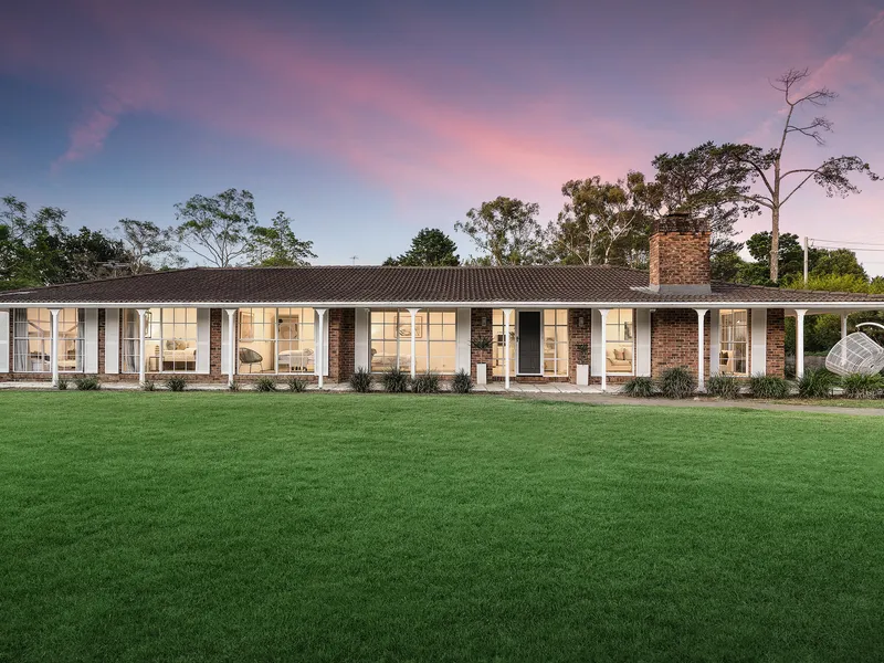 Sundrenched, expansive home in serene setting