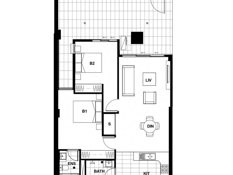 Large Size Brand New Ground Floor 2Bedroom For Sale