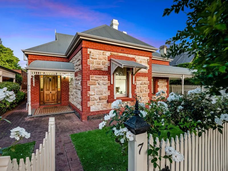 Gorgeous character feature blends open-plan modern living in this absolute suburban stunner