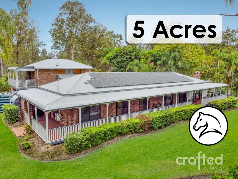 acreage life | Stunning Acreage Homestead + Sheds + Pool (Land: 5 Acres)