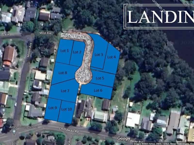 Riverside Close sub-division. - 10 Residential Lots