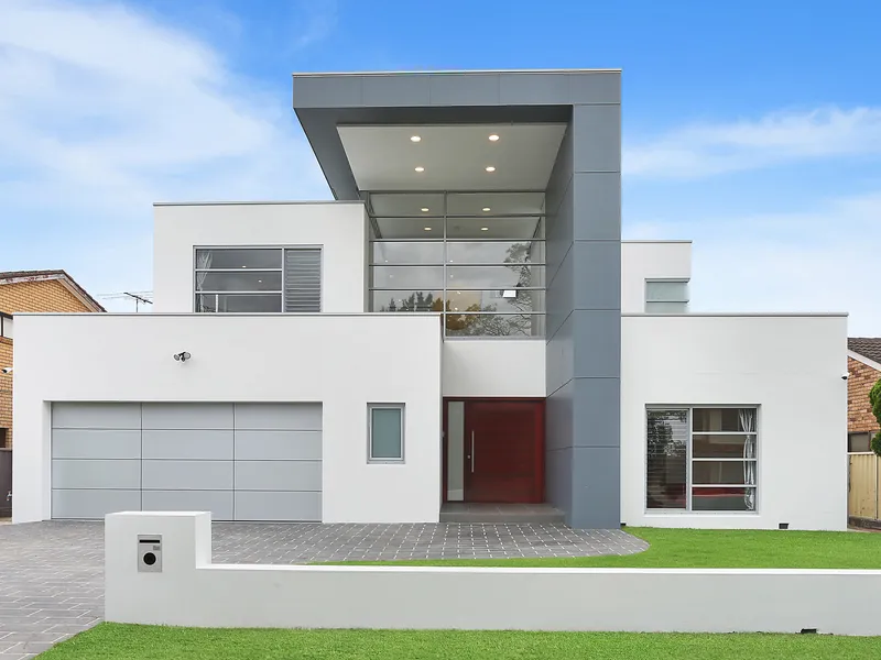 Stunning designer home enjoys north facing waterfront position    