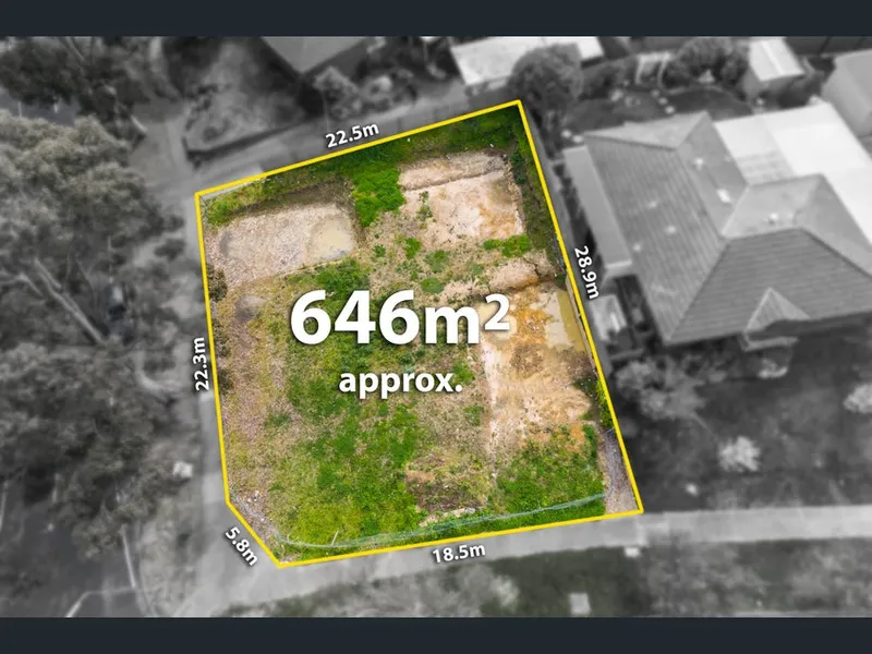 Rare Opportunity, Last Vacant LAND in the area