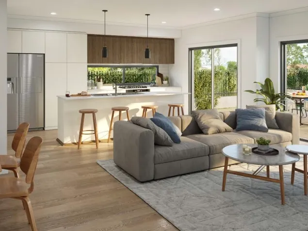 The 4-bedroom townhouse near the beach offers the perfect lifestyle.