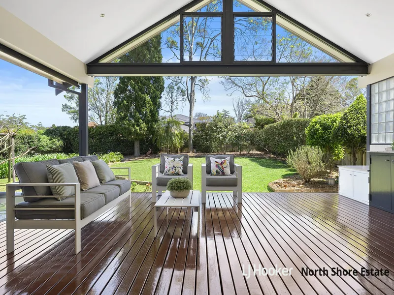 A Full Brick Home with Expansive North Aspect Level Gardens.