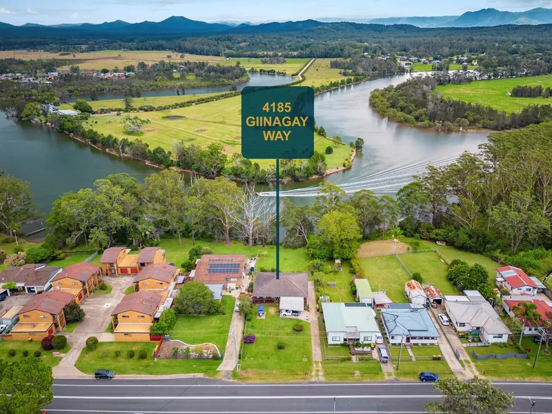 River, beach and a solid home with tranquil views...