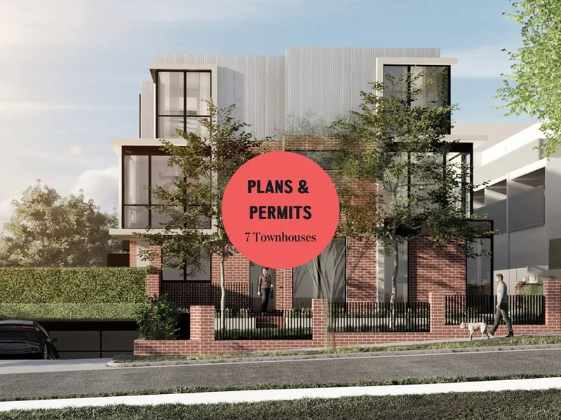 Premium Plans & Permits for Seven (7) Townhouses