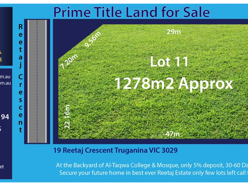 Rare Large Two title land for Sale in Truganina, “Expression of Interest”