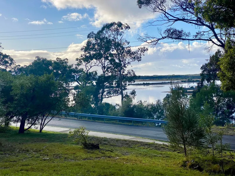 Overlooking the bottom lake & Coulls Inlet.