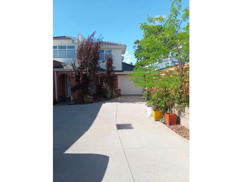 2 bedroom plus study and single garage townhouse