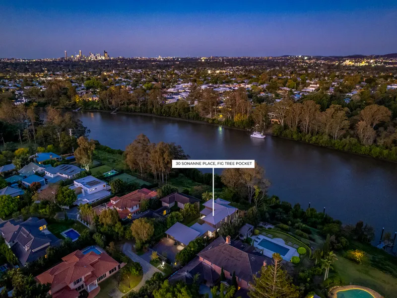 Contemporary riverside luxury in elite enclave