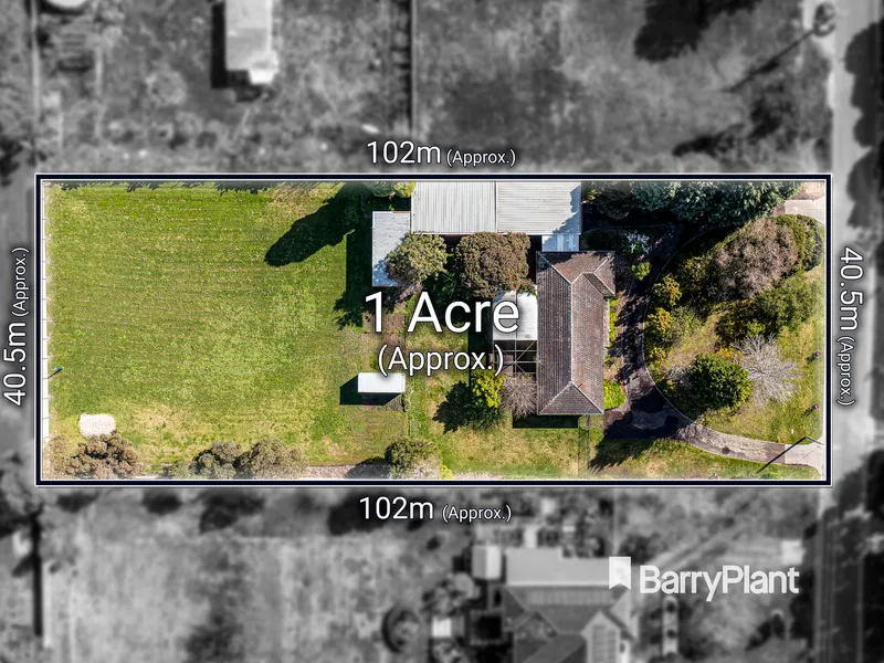 1 acre in the heart of Rowville.