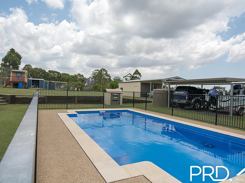 PRICE REDUCTION!! HOME ON ACREAGE - POOL, SHEDS, BORE & MORE - PERFECT LIFESTYLE CHANGE