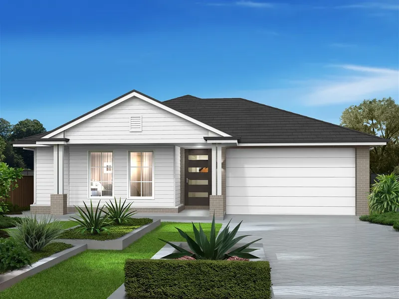 CRANGAN BAY- CUSTOM SINGLE STORY DESIGN with NORTH HAMPTON FACADE