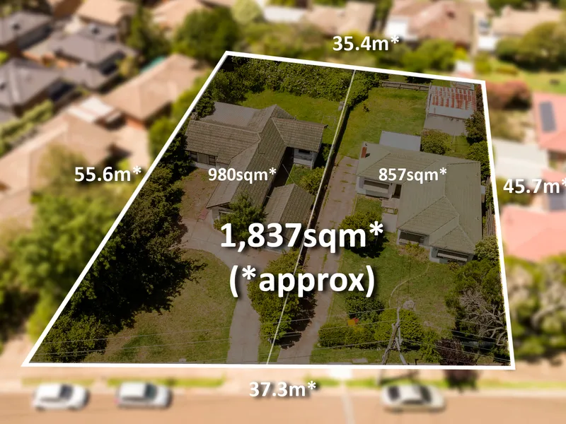 APPROVED PLANS AND PERMITS FOR 7 TOWNHOUSES - Fantastic Development Opportunity in GWSZ (STSA) 