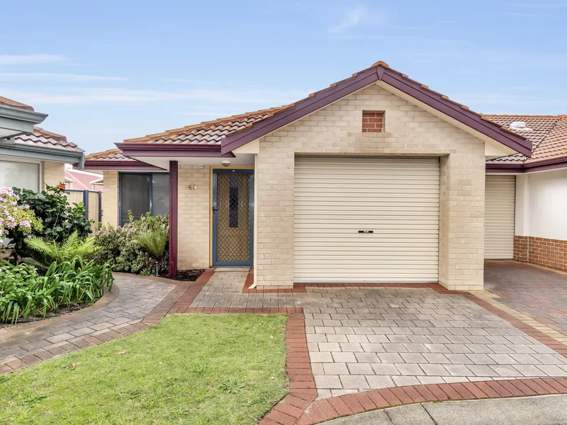 Well-presented low maintenance home, fresh from an update, nestled in a lovely corner of the village