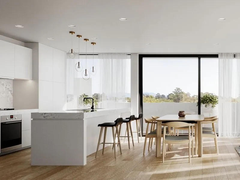 NE facing home-sized corner apartment with the best view