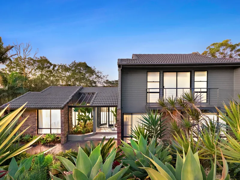A Gorgeous Bush Setting Surrounds this Divine Family Home