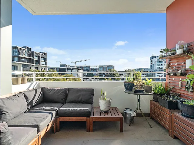 Sleek modern apartment in coveted village setting