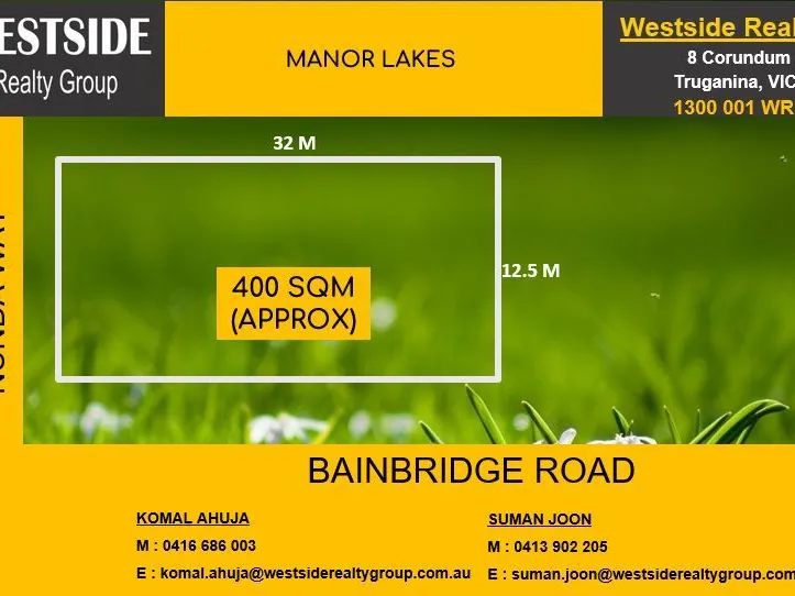 Located In Premium Pocket Of Manor Lakes !!!