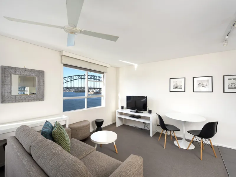 Fully Furnished studio with Harbour Bridge views