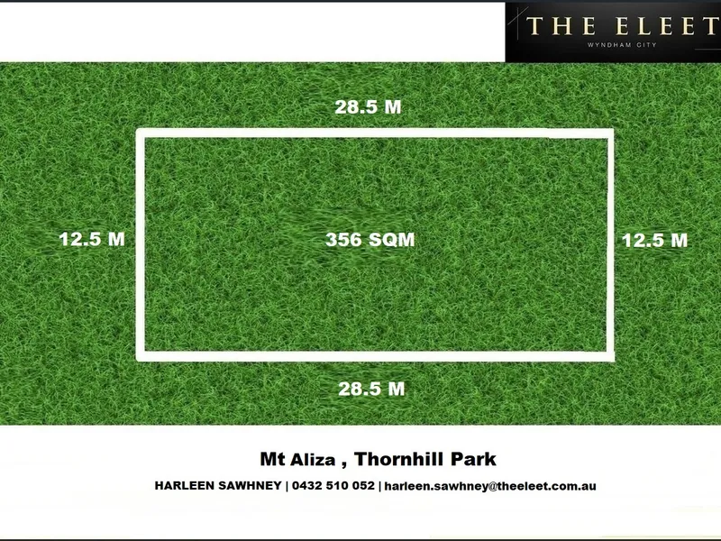 Titled and Ready to build block of land in THORNHILL PARK !!!