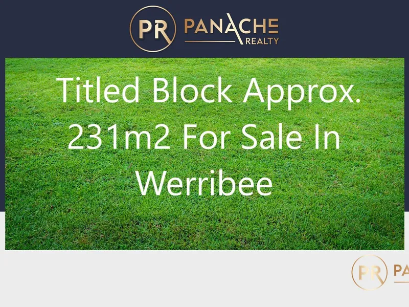 Titled Block of Land with Perfect Location Werribee & Abundant Opportunities
