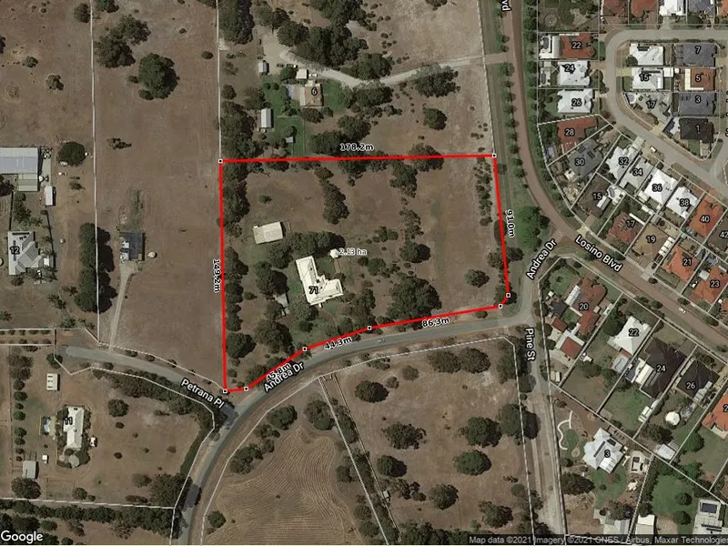 2.13HA in REDEVELOPMENT ZONE with Unique USES avail. LOCATED within 2021 APPROVED Henley Brook Structure Plan. Beaut Home, Trees + CLEARED Landscapesl