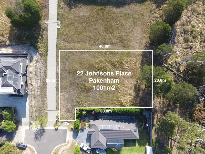 PERFECTLY POSITIONED 1001m2 TITLED BLOCK