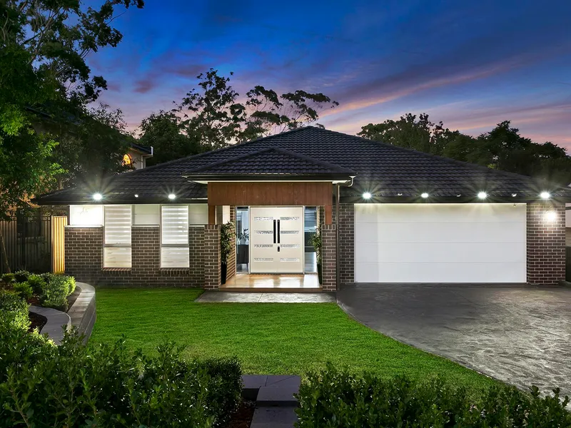Flawlessly designed family home in sought-after address