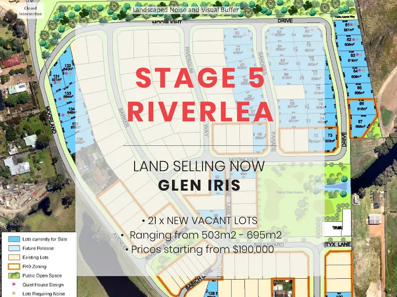 LATEST STAGE 5 - NOW SELLING
