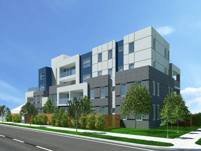 Approved plans for 20 apartments. 