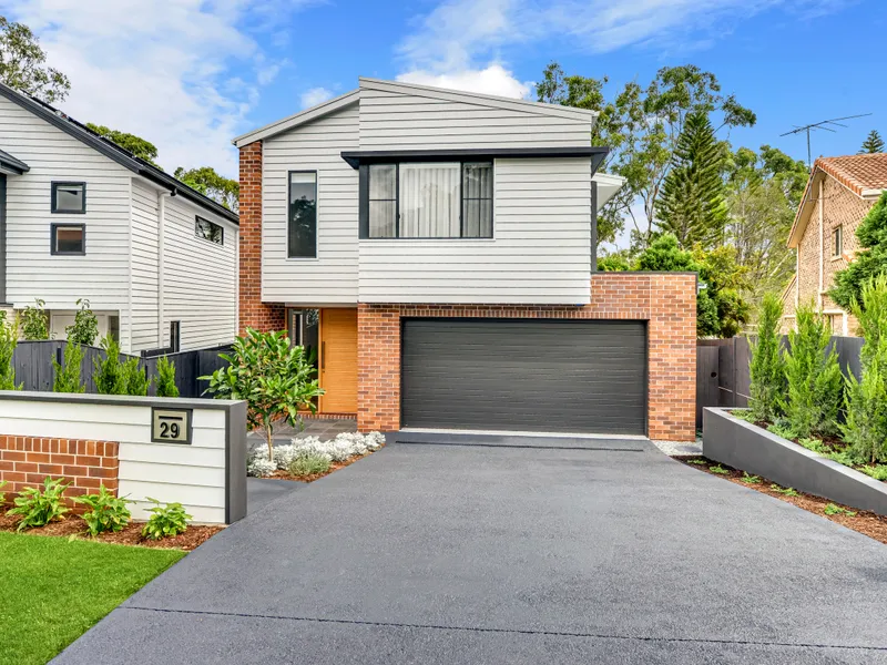 Luxury new build against bush setting