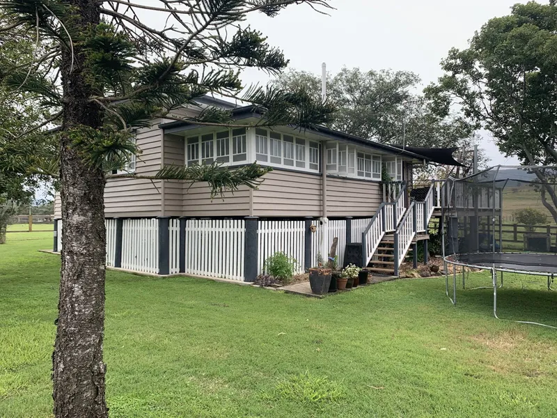 Highset home on a working property