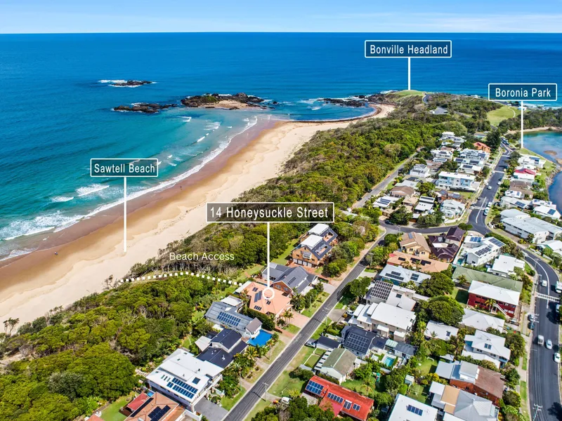 Back Door to the Beach in 50 Metres