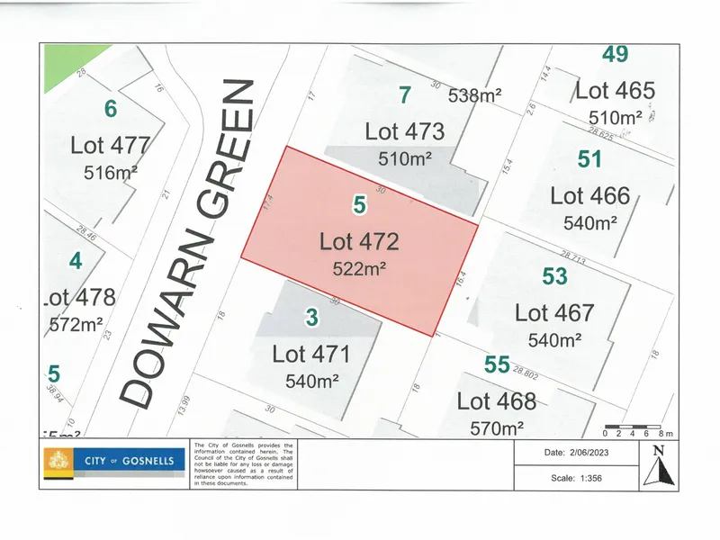 Cul de sac location